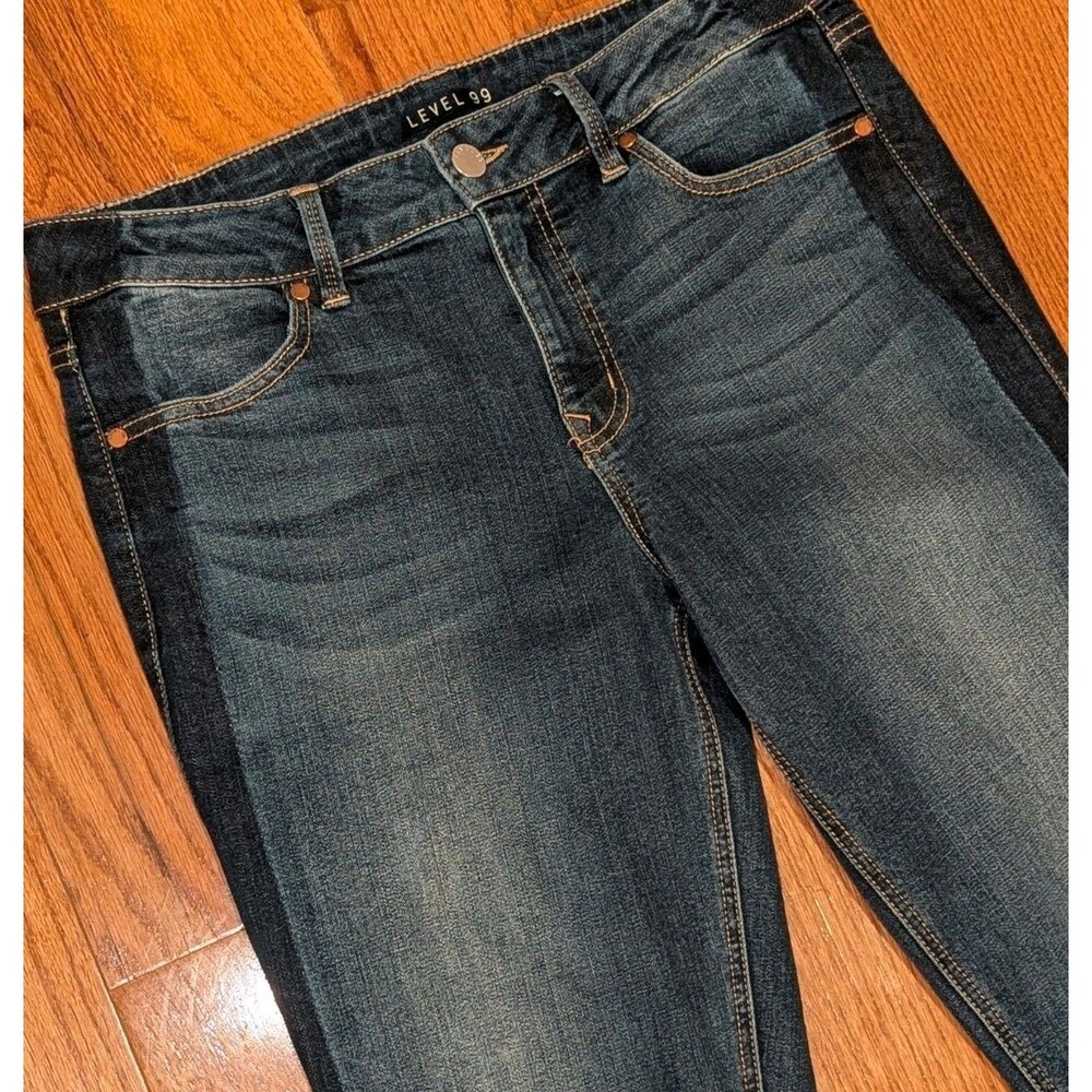 Level 99 Anthropologie Janice Mid Rise Ultra Skinny Denim Jeans Women's Size 30